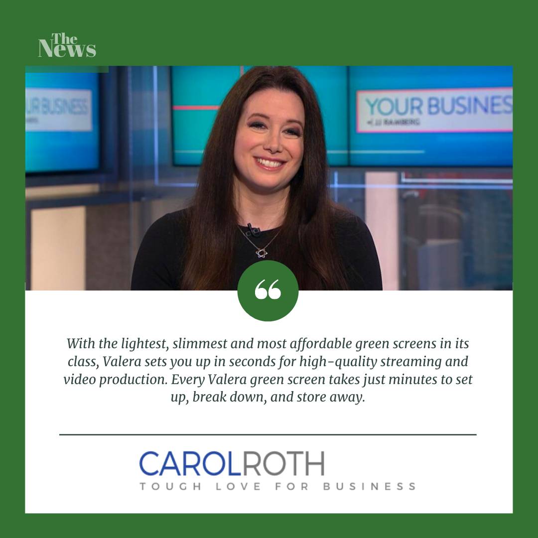 Valera Screens feat. on Carol Roth's Business Unplugged